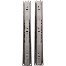 아티베터 서랍 슬라이드 2개: 14인치 3단 접이식 풀 익스텐션 볼 베어링 가이드 고내구성 측면 장착 - 캐비닛 화장대 옷장용 서랍 가이드