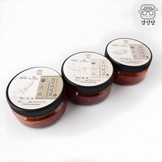 경성당 젓갈 3종세트(오징어 낙지 명란) 180g x 3개 저염 젓갈 HACCP
