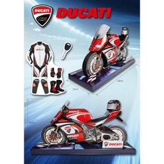 順心 紙紮重機模型紙紮防摔衣紙紮安全帽, 1個, DUCATII