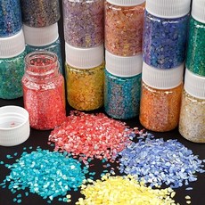 전통 미니 자개 가루 20g, 06 민트   A-51-490