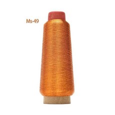 자수실 금사 은사 바느질 36색 재봉실 그라데이션, 골드브라운49x 3000m x150D 금은사, 1개
