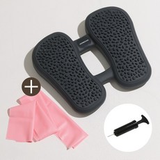 모매착 무산소 지압 스텝퍼 에어쿠션 천국의계단 계단오르기 유산소 홈트 운동기구, 차콜(MSP02)