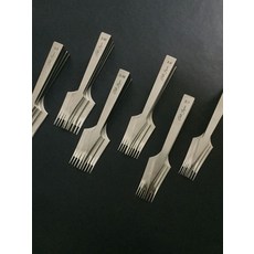 Jayme 공예용 수제 가죽 DIY 구멍 뚫기 도구 가죽공예 DIY도구 가죽DIY 그리프 사선그리프 치즐 목타, 1개, 3.38-1치