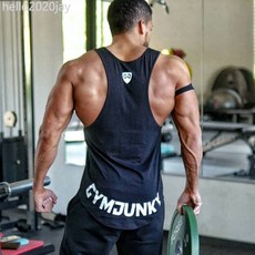 夏季運動健身背心 男士純棉無袖跑步訓練服 戶外運動緊身衣