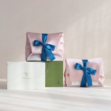 포이티 플라워티북 꽃차 7종 선물세트+쇼핑백 국산, 1개, [양단 보자기포장] 플라워티북 7종 선물세트+쇼핑백