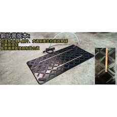 翔安 硬式寵物加溫墊 40x76公分 FRP強化 IP69K防水 90度L型接頭 無段式調溫器 兩棲爬蟲適用, 1個, 銅抗菌-黑色/90度接頭,無段式機械調溫器/漏電保護插座