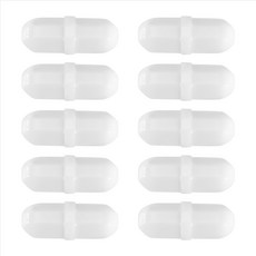 10 개 PCS 20mm/0.8 인치 자기 교반기 믹서 교반 실험실 막대 저어 전 저어 플레이트 바