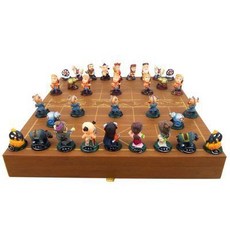 西遊記象棋創意人物立體卡通中國象棋益智動手玩具送生日新奇禮物, 1個, 西遊記象棋創意人物立體卡通中國象棋益智動