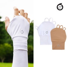 선덜랜드 선덜랜드 남/여 냉감 골프 손등장갑 - 16123HW81, 1개, 베이지