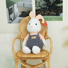 MMC몰 대형 감성 인형 러블리 심플 토끼 애착 인형, 그레이