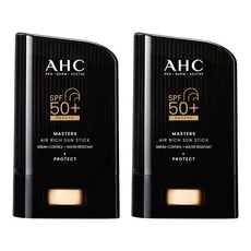 AHC Masters Air Rich Sun Stick 極致防禦零油光防曬棒 SPF50+ PA++++, 22g, 2件