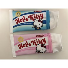 헬로 연필 케이스 문구 상자 귀여운 펜 펜파우치 필기구 다용도 창조적 인 귀여운 키티 치약 파우치 고급 pu, 핑크