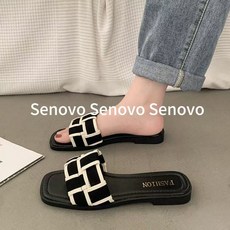 POMTOR 여성 여름 샌들 발편한 휴가 슬리퍼