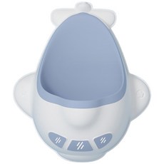 男童掛牆式兒童小便器/尿盆, 現貨 新款壁掛式-藍白小飛機 贈掛勾