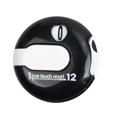 골프 스코어 카운터 미니 스트로크 클리커 탈리 트래커 원터치 리셋 골프 스트로크 카운터 스코어키퍼 부착, 06 검정색