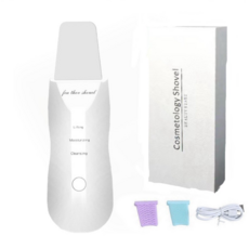 바이유 딥클렌즈 워터 필링기 아쿠아필링기 갈바닉 얼굴 마사지기, 화이트