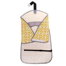 shangren 아기 기저귀 변경 매트 여행 접는 변경 패드 클러치 매달려 유모차, 옥스포드 헝겊, 옐로우, 1개