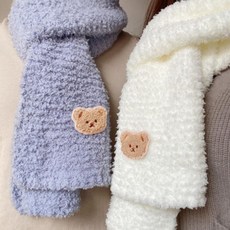 곰돌이 DIY 뜨개질 초보자 목도리 취미 키트 패키지, 1개