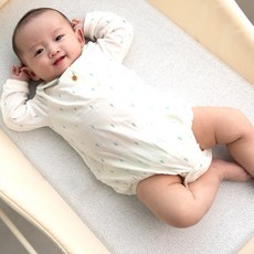 비엔메이드 디어매트 기저귀갈이대 교환대 전용 PVC 쿠션 엠보 방수 매트 75 x 44, 75x44 오트밀샌드