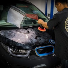 Chemical Guys BUFX112HEX6 Hex-Logic 퀀텀 미디엄 헤비 커팅 패드 오렌지 (16.5cm(6.5인치) 15.2cm(6인치) 백킹 플레이트용), Chemical Guys BUFX112HEX6 Hex-