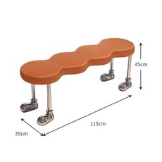 대기의자 침대옆 현관앞 예쁜디자인 웨이팅 가게 의자 긴의자, 35x45x115 개미의자 고탄력 B, 1개