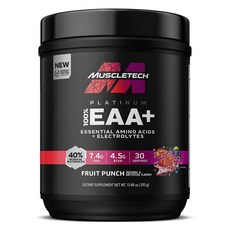 Muscletech Health 白金 EAA+ 水果潘趣, 1個, 393g