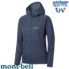 【台灣黑熊】mont-bell 1114637 女款 Cool F-Z Hoodie 抗UV吸濕排汗 防曬夾克