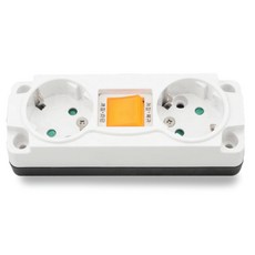 국산 과부하차단노출2구콘센트 일신전기 KS인증 과전류차단 전류차단, 1개