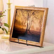 빈티지 철제 받침대 소형액자받침대, 대