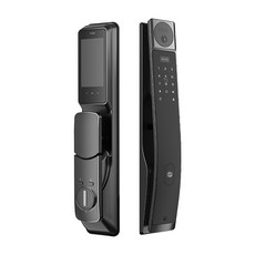 TEW 台熱牌 V1 石墨黑 七合一智能電子鎖，指紋密碼感應多重防護，智能家居安全首選, 上門安裝