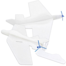 어린이 비행기 장난감 유아 보드 DIY 비행기 장난감 글라이더 미니어처 만들기 날리기 모형 재료 백업 학생