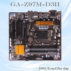 기가바이트 GA Z97M 마더보드 빠른 DDR3 1150 테스트 D3H 32GB ATX 완료 메인보드 작동