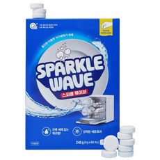 스파클웨이브 올인원 식기세척기용세제 미니, 60개, 4g