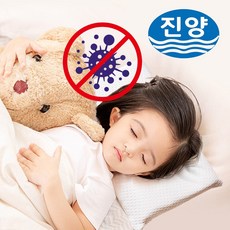 진양 유아 아동 어린이 황토 메모리폼 베개 국산 만2~8세, 유아동텐셀