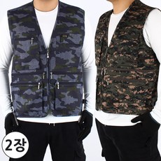 2장 [제이씨월드] 봄가을 JC-NB 데일리 카모 조끼_유니폼 등산 퀵 배달 사이즈 다양 작업복 자원봉사 단체복 추천 J659