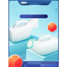 냄새방지 소변통 뚜껑있는 가정용 노인용 요강, 2. 여성용 1000ml
