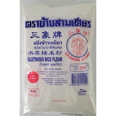 태국 찹쌀가루 500g 동남아요리 디저트 GLUTINOUS RICE FLOUR, 2개