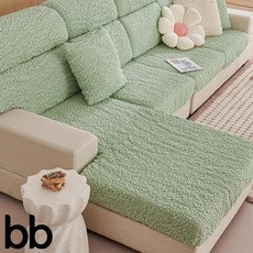 1인용 쇼파커버 세탁 편리한 고무줄 고탄력 리클라이너 소파덮개 돌 커버링 쇼파패드 만능, L (135-165cm)