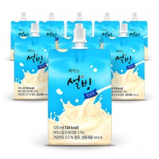 설빙 아이스크림 짜먹는 슬러시 연유맛 120ml 9개, 1개, 단품