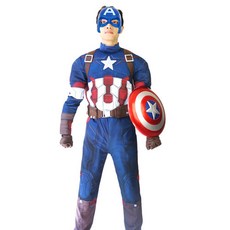 방패대장 멋쟁이 코스프레 코스튬 성인용