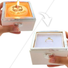 JL매직 촛불을 부는 순간 순식간에 반지로 변하는 서프라이즈 반지 케이스 마술 Happy Birthday 79000EA 1EA, 본상품