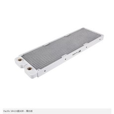 小白的生活工場*Thermaltake Pacific SR420銅冷排厚度28mm(CL-W382-CU00BL-A), 白色, 1個