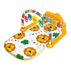 多功能嬰兒健身架鋼琴益智玩具 (粉色), 獅子王國/黃/英文郵購盒, 1個