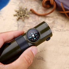 재난대비 비상용품 비상 호루라기 LED 컴퍼스 생존툴 서바이벌툴 7종 기능