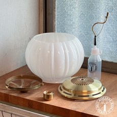 Prilley Primus KiteLamp K1016南瓜玻璃套件 台灣製造 汽化燈, 1個, 1016套件四件組(加購小彎嘴酒精罐)