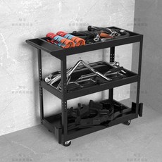 맥그립 정리대 헬스 렛풀다운 핸들 거치대 장비 보관, 1개, 블랙 벽걸이 기본형 솔리드 월펀치 설치