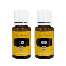 영리빙 레몬 에센셜 오일, 2개, 15ml