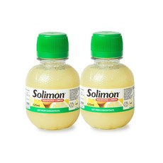솔리몬 레몬즙 레몬수 원액 125ml X 2병 비농축 NFC, 2개