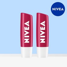 [니베아] 립케어 체리 샤인 4.8g 2개