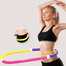 일오삼 옆꾸리살 삭제 스프링 훌라후프 다이어트 고탄성, 핑보노, 1개, 860g